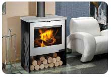 Печь камин для дачи